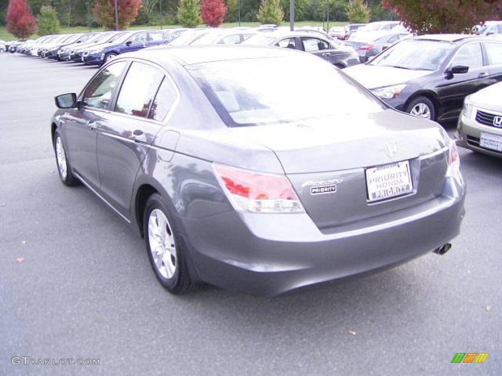 2008 Accord LX-P Sedan - Polished Metal Metallic / Gray photo #2