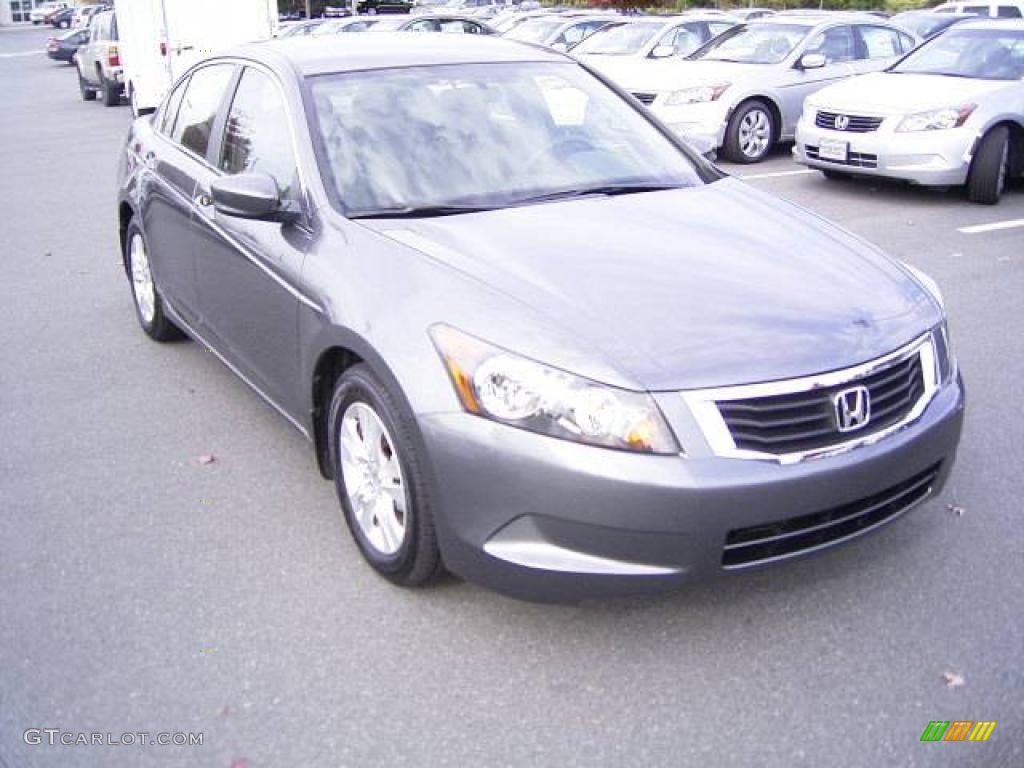 2008 Accord LX-P Sedan - Polished Metal Metallic / Gray photo #5