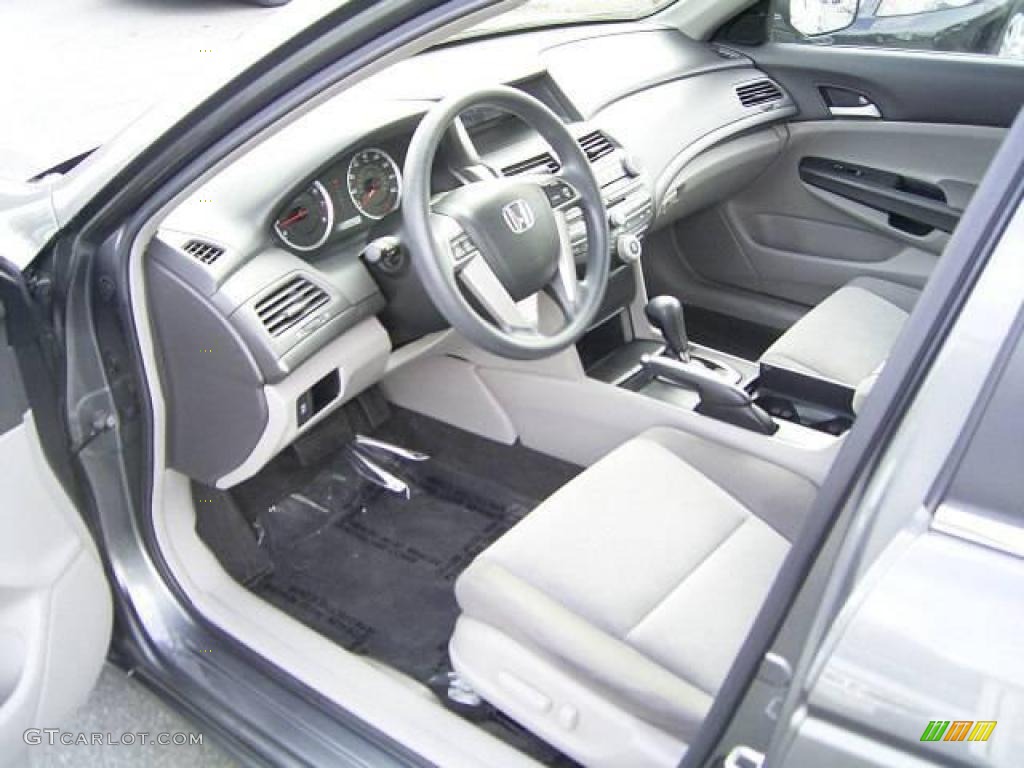 2008 Accord LX-P Sedan - Polished Metal Metallic / Gray photo #25