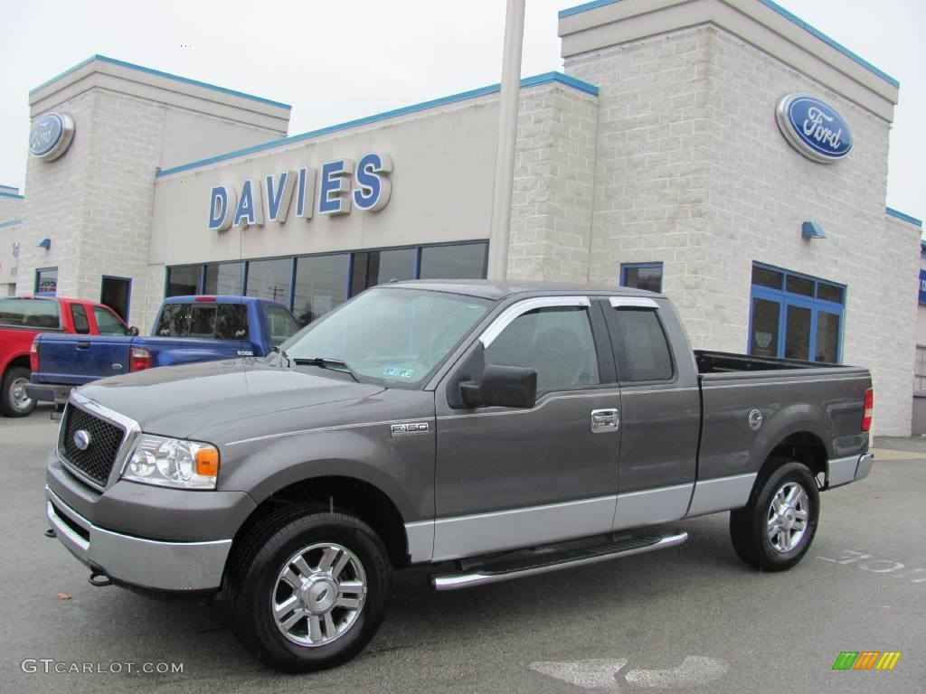 2006 F150 XLT SuperCab 4x4 - Dark Shadow Grey Metallic / Medium/Dark Flint photo #1