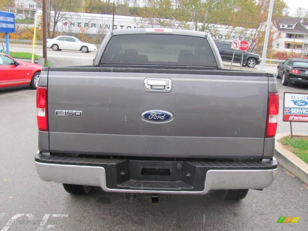 2006 F150 XLT SuperCab 4x4 - Dark Shadow Grey Metallic / Medium/Dark Flint photo #6