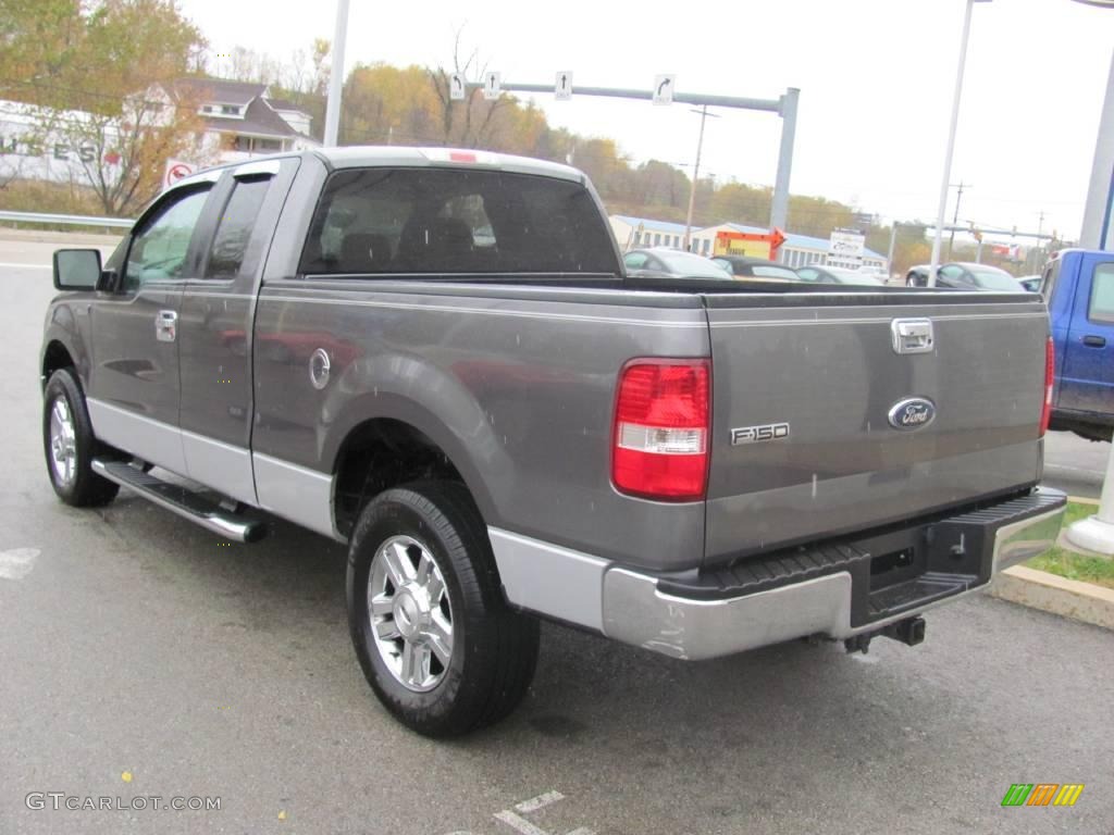 2006 F150 XLT SuperCab 4x4 - Dark Shadow Grey Metallic / Medium/Dark Flint photo #7