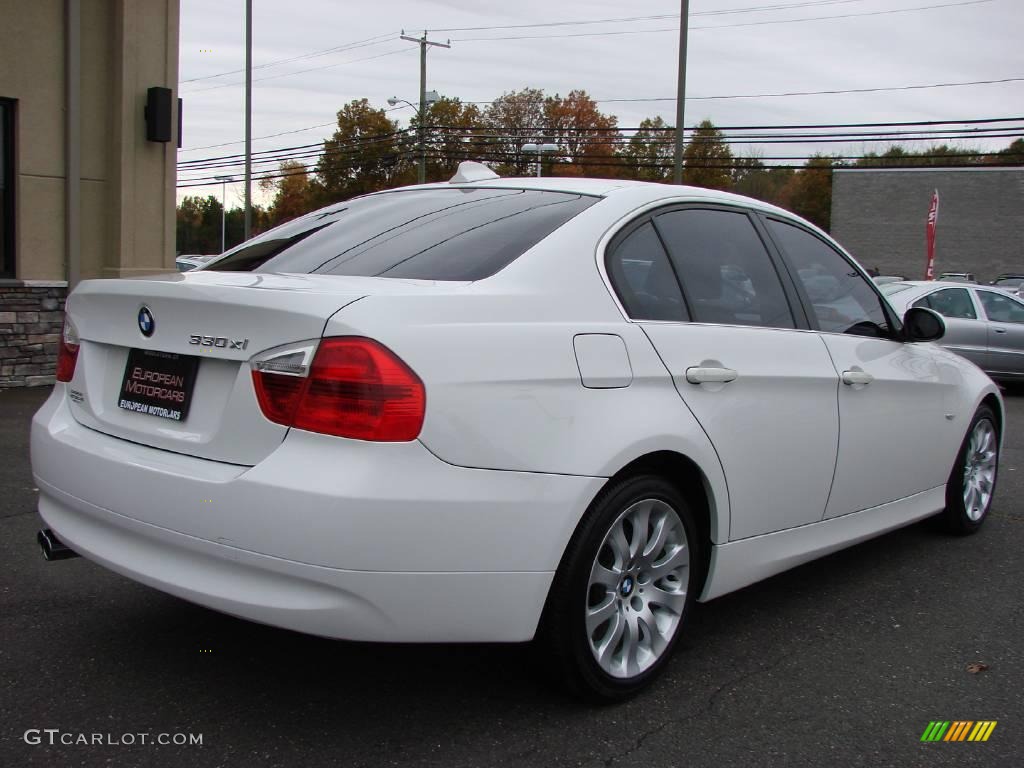 2006 3 Series 330xi Sedan - Alpine White / Terra/Black Dakota Leather photo #4