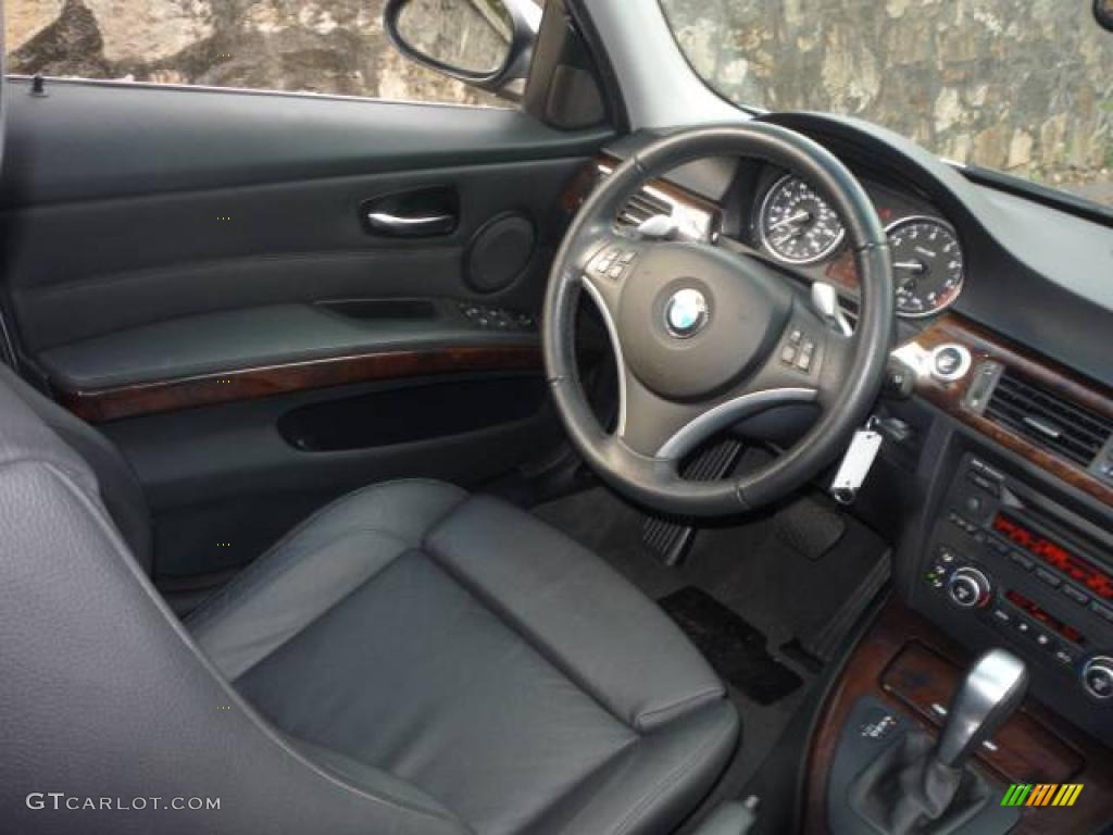 2007 3 Series 335i Sedan - Titanium Silver Metallic / Black photo #20