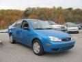 2007 Aqua Blue Metallic Ford Focus ZX4 SE Sedan  photo #4