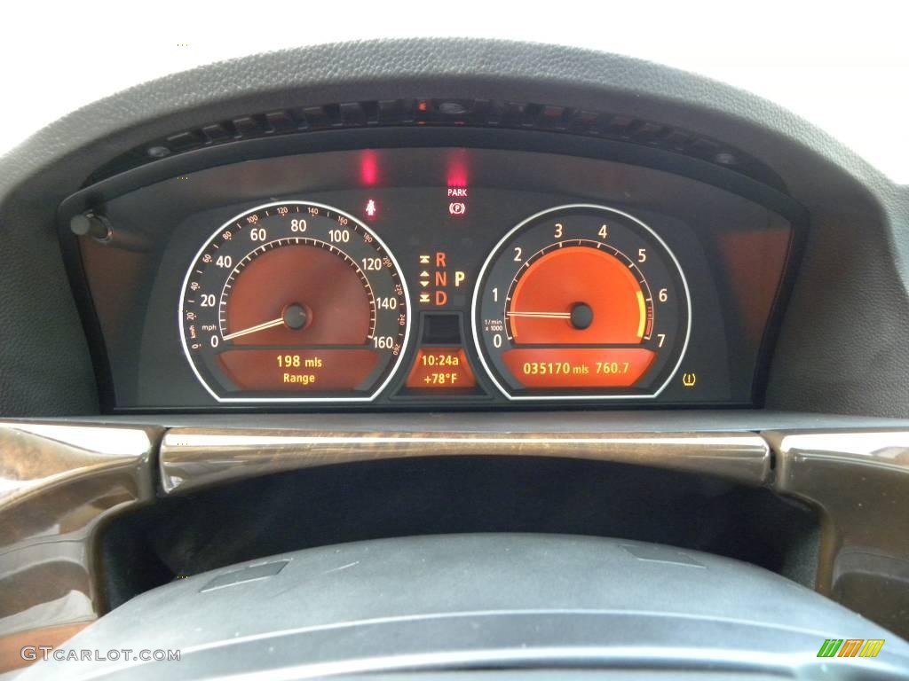 2007 7 Series 750i Sedan - Alpine White / Rust Brown photo #22