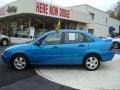 2007 Aqua Blue Metallic Ford Focus ZX4 SES Sedan  photo #1