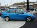 2007 Aqua Blue Metallic Ford Focus ZX4 SES Sedan  photo #5