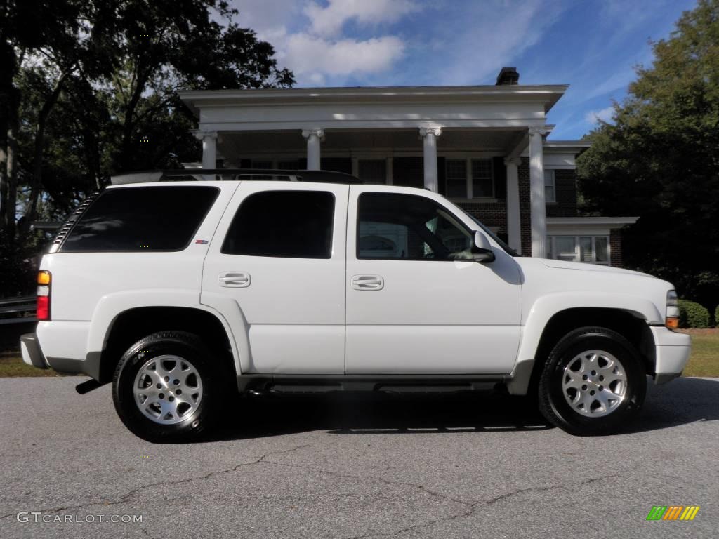 2005 Tahoe Z71 4x4 - Summit White / Tan/Neutral photo #7