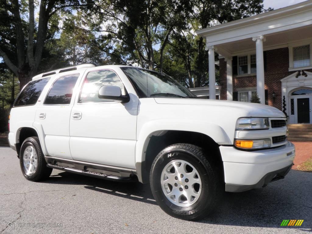 2005 Tahoe Z71 4x4 - Summit White / Tan/Neutral photo #8