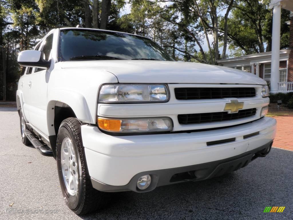 2005 Tahoe Z71 4x4 - Summit White / Tan/Neutral photo #9