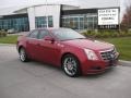 2009 Crystal Red Cadillac CTS 4 AWD Sedan  photo #1