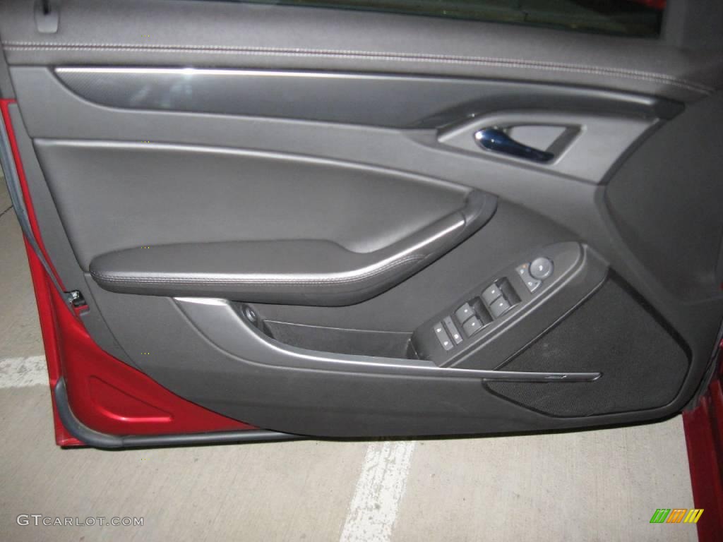 2009 CTS 4 AWD Sedan - Crystal Red / Ebony photo #42