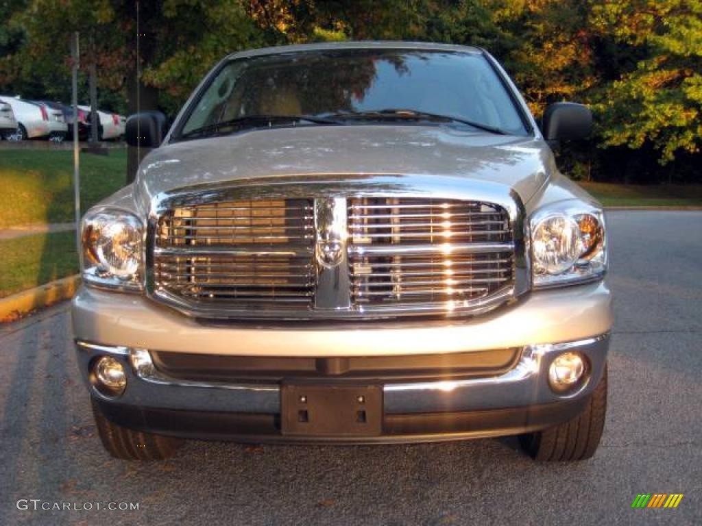 2008 Ram 1500 Big Horn Edition Quad Cab 4x4 - Bright Silver Metallic / Medium Slate Gray photo #7