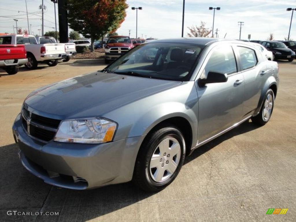 2010 Avenger SXT - Silver Steel Metallic / Dark Slate Gray photo #1