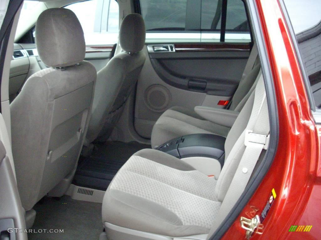 2004 Pacifica  - Inferno Red Pearl / Light Taupe photo #7