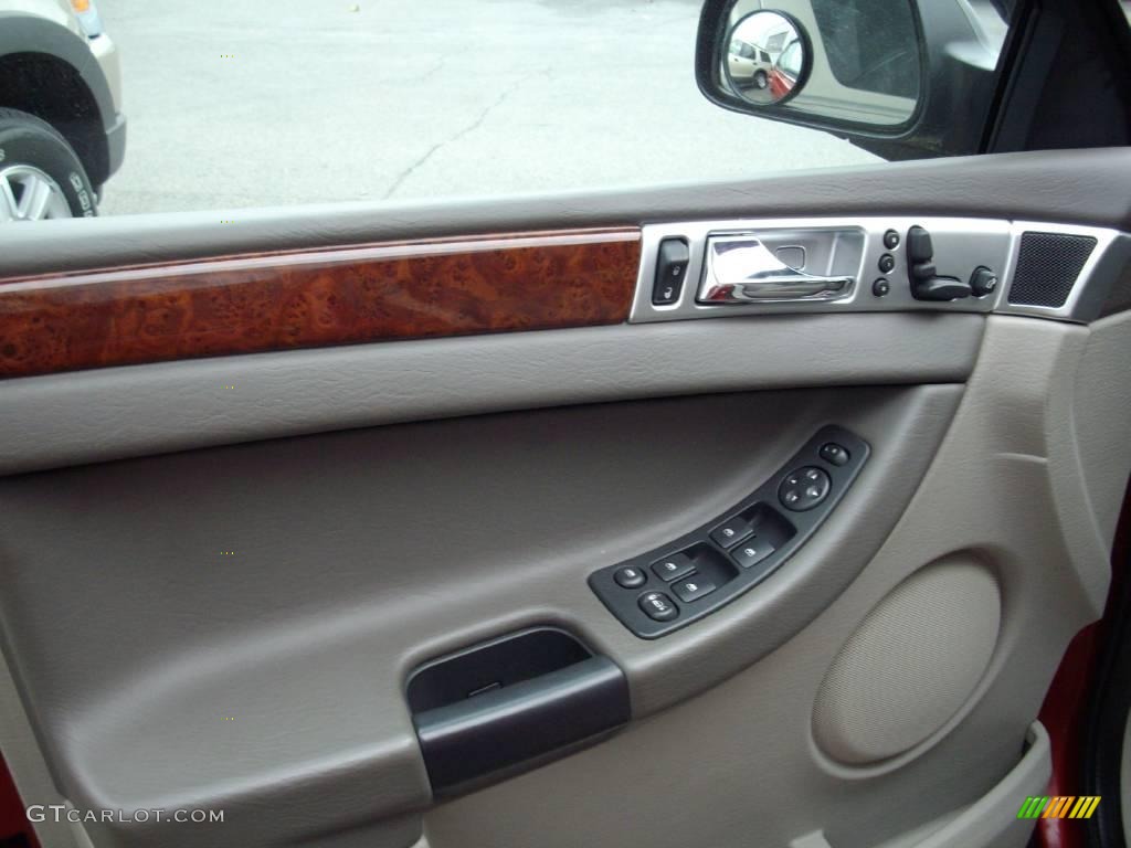 2004 Pacifica  - Inferno Red Pearl / Light Taupe photo #8