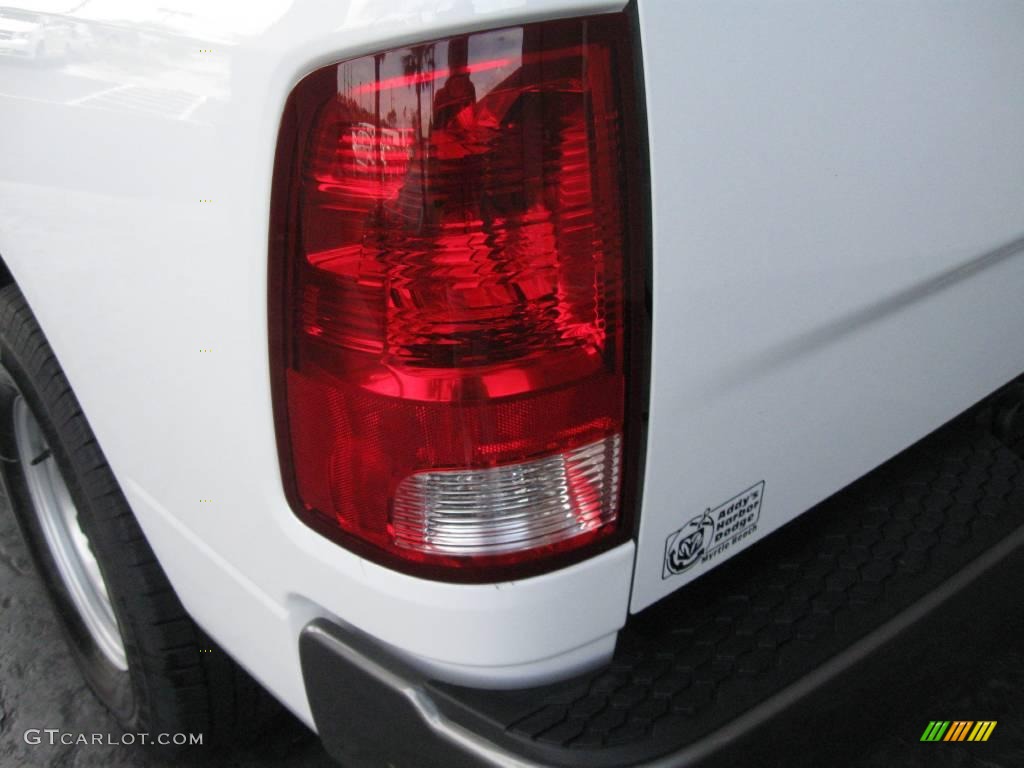 2010 Ram 1500 ST Regular Cab - Stone White / Dark Slate/Medium Graystone photo #8