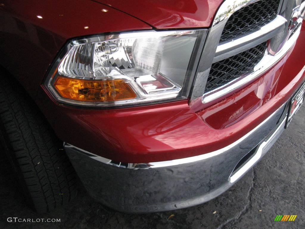 2010 Ram 1500 SLT Regular Cab - Inferno Red Crystal Pearl / Dark Slate/Medium Graystone photo #4
