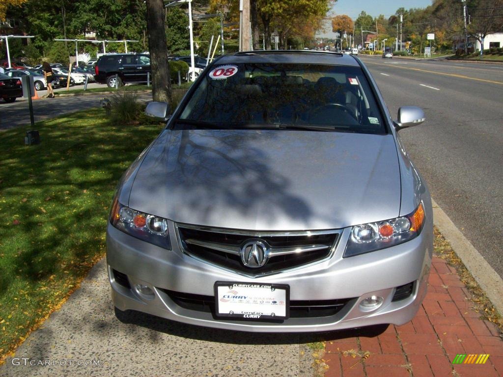 2008 TSX Sedan - Alabaster Silver Metallic / Ebony photo #3