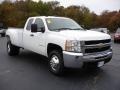 Summit White - Silverado 3500HD Work Truck Extended Cab Dually Photo No. 2