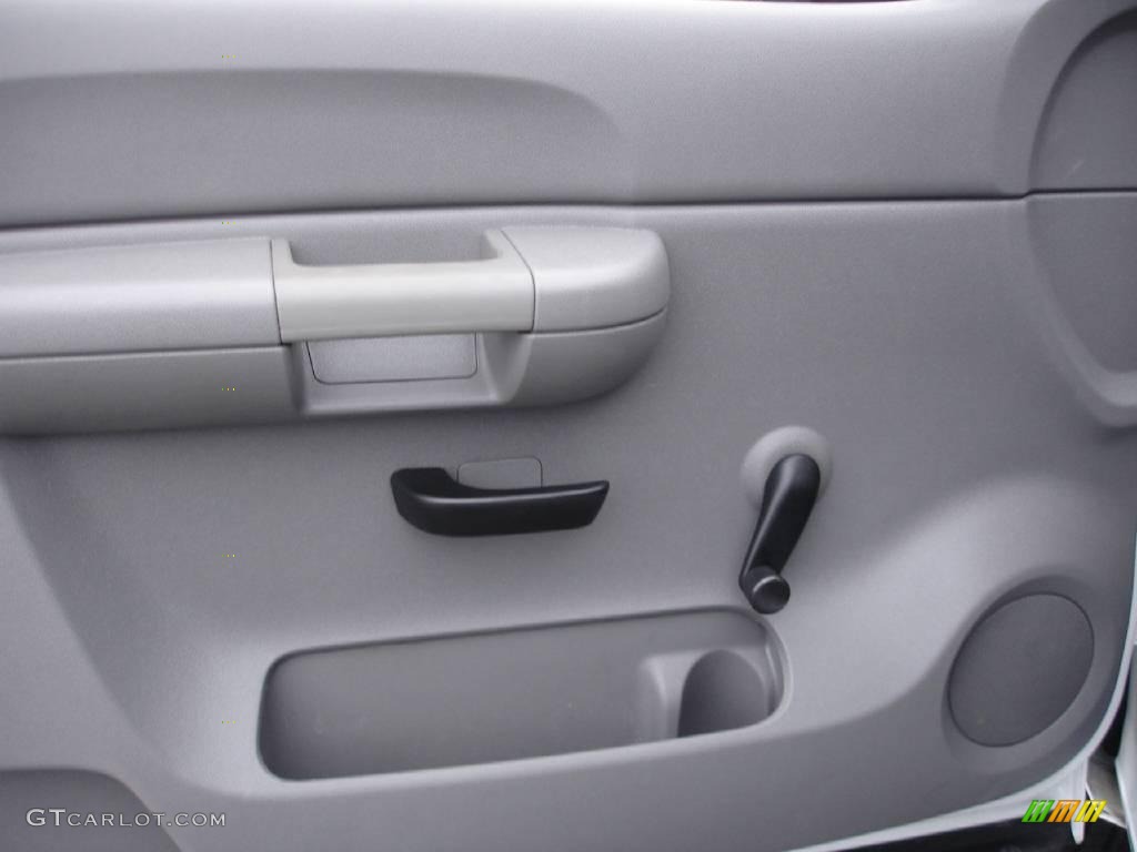 2008 Silverado 3500HD Work Truck Extended Cab Dually - Summit White / Light Titanium/Ebony photo #7