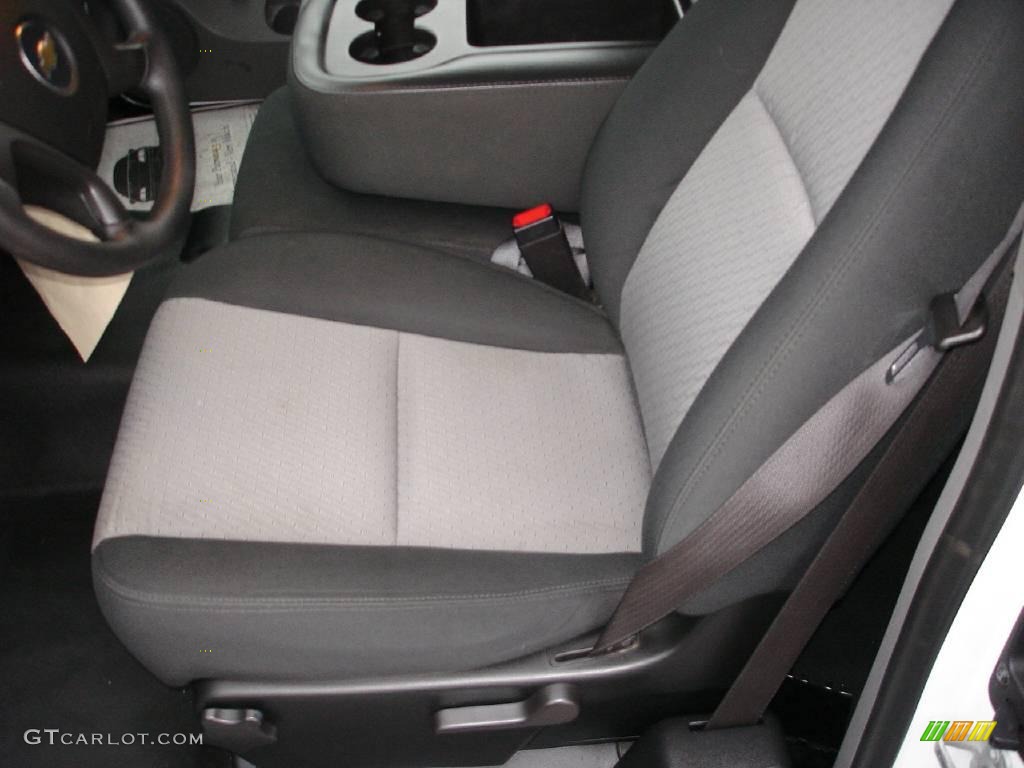 2008 Silverado 3500HD Work Truck Extended Cab Dually - Summit White / Light Titanium/Ebony photo #8