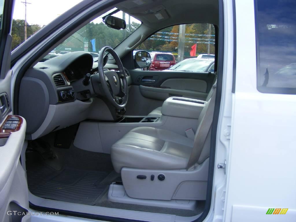 2007 Silverado 2500HD LTZ Crew Cab 4x4 - Summit White / Light Cashmere/Ebony photo #10