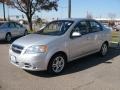2009 Cosmic Silver Chevrolet Aveo LT Sedan  photo #3