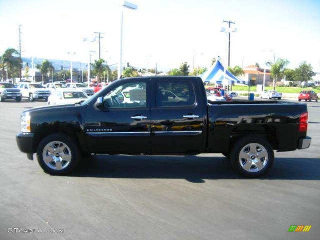 2009 Silverado 1500 LT Crew Cab - Black / Ebony photo #4
