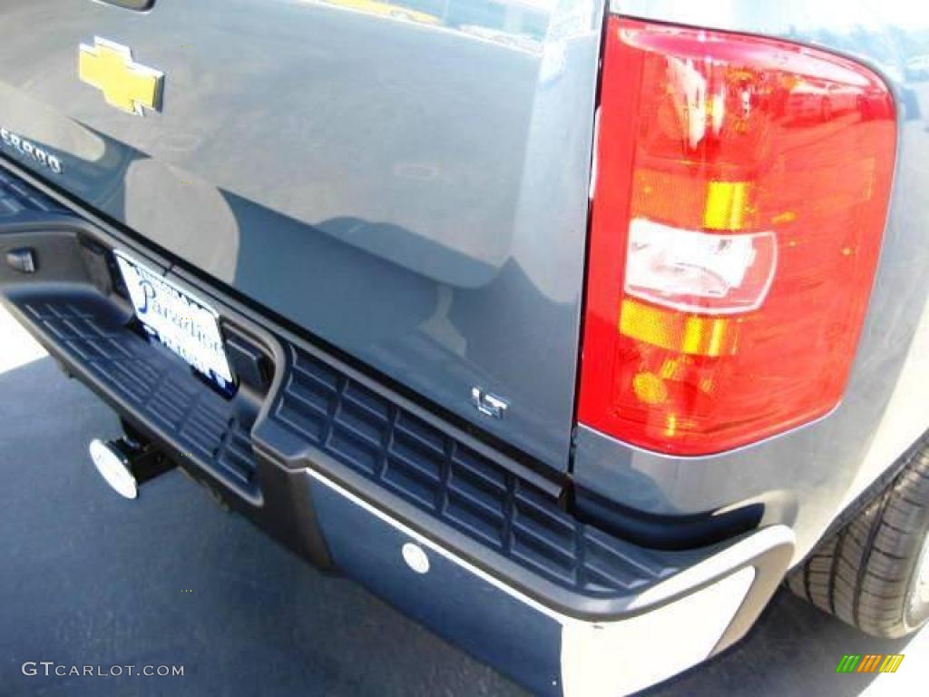 2009 Silverado 1500 LT Crew Cab - Blue Granite Metallic / Ebony photo #8