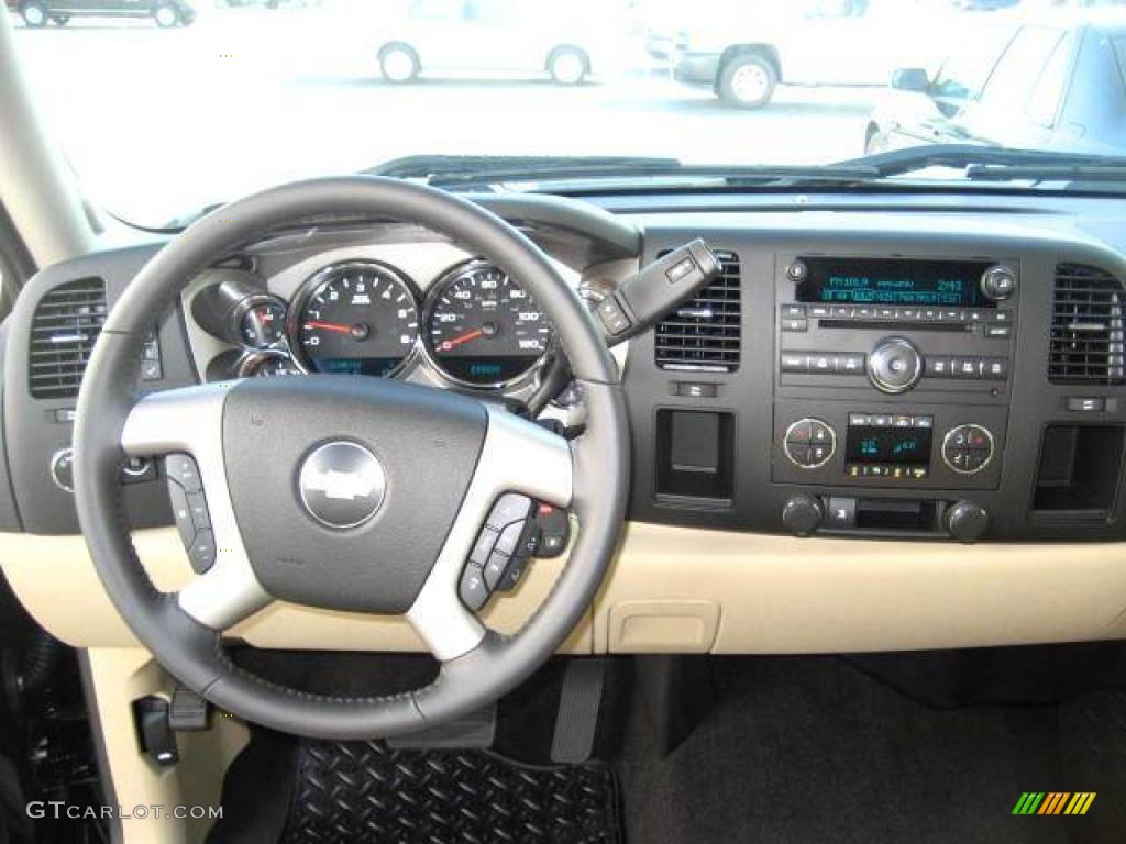 2009 Silverado 1500 LT Crew Cab - Black / Light Cashmere photo #16
