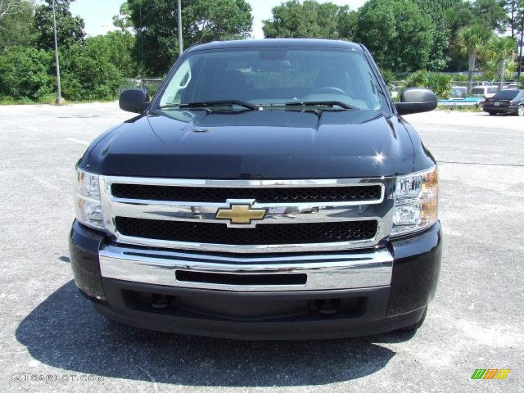 2009 Silverado 1500 LT Crew Cab - Black / Ebony photo #2