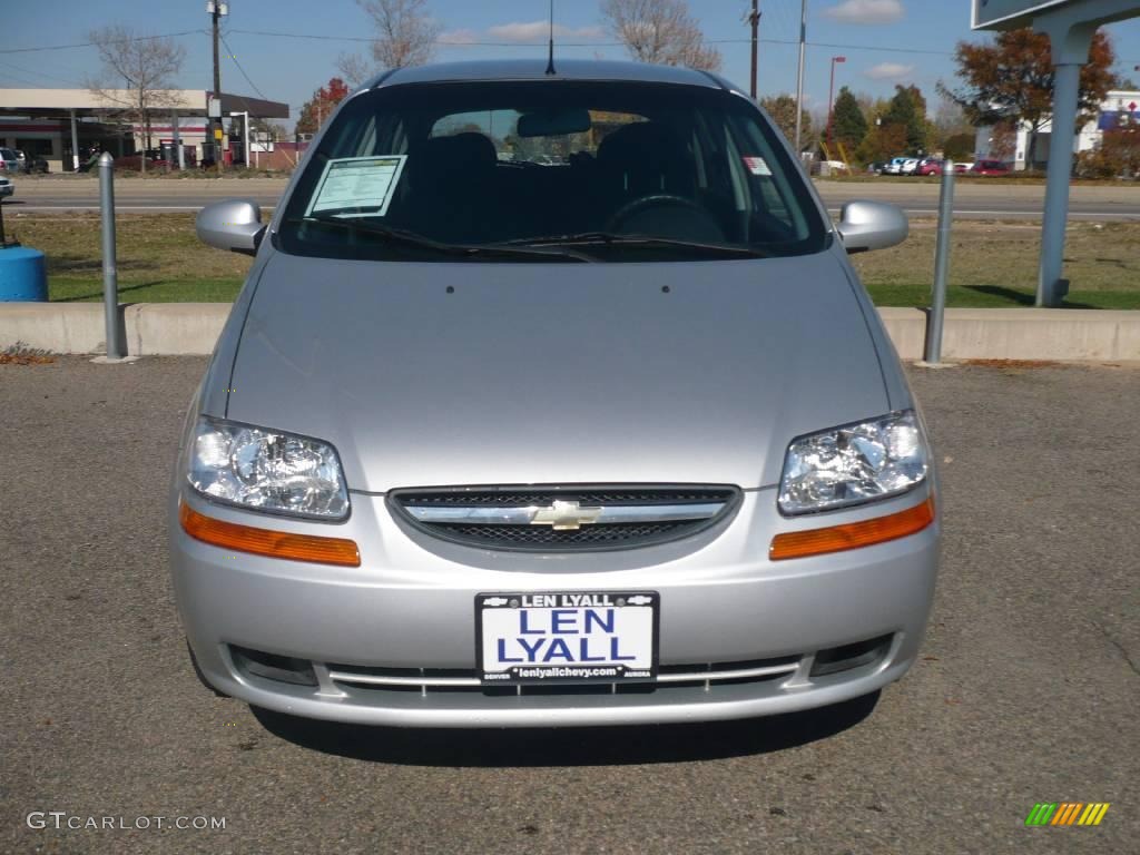 2006 Aveo LS Hatchback - Cosmic Silver / Charcoal photo #2