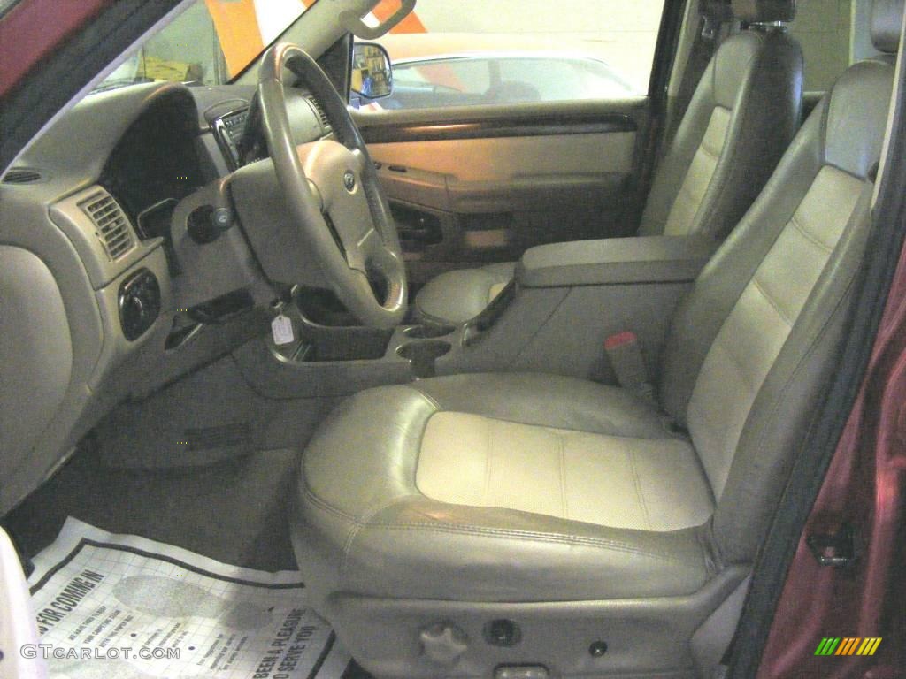 2004 Explorer Eddie Bauer 4x4 - Redfire Metallic / Medium Parchment photo #22