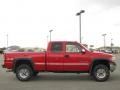 2002 Fire Red GMC Sierra 2500HD SLE Extended Cab 4x4  photo #4