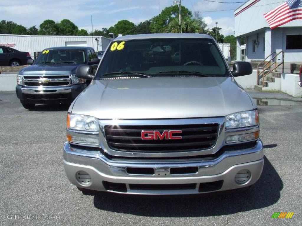 2006 Sierra 1500 SL Crew Cab - Silver Birch Metallic / Pewter photo #2