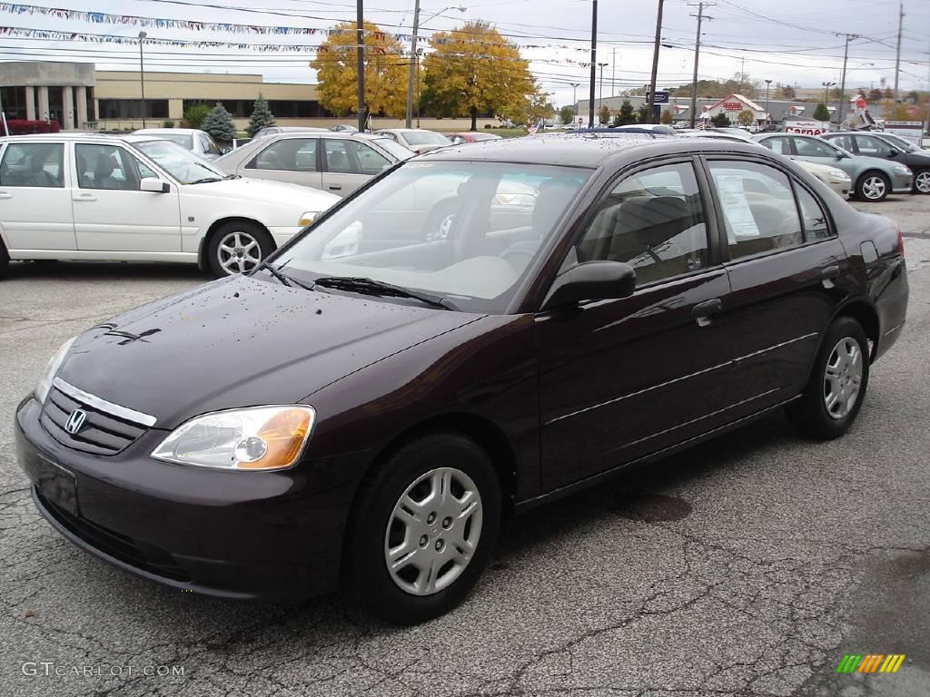 2001 Honda civic lx sedan specs