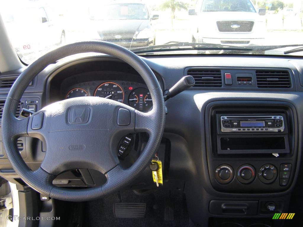 2001 CR-V LX - Taffeta White / Dark Gray photo #11