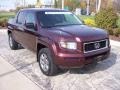 2007 Dark Cherry Pearl Honda Ridgeline RTX  photo #1