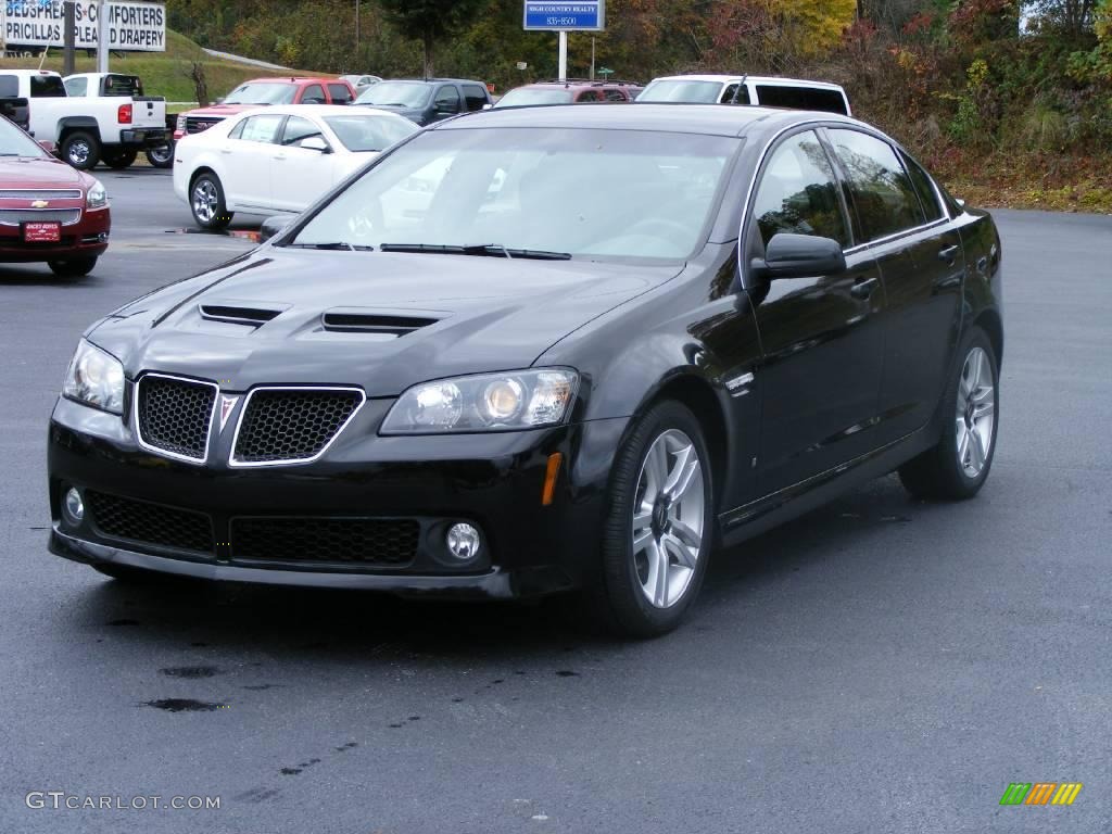 2009 G8 Sedan - Panther Black / Onyx photo #4