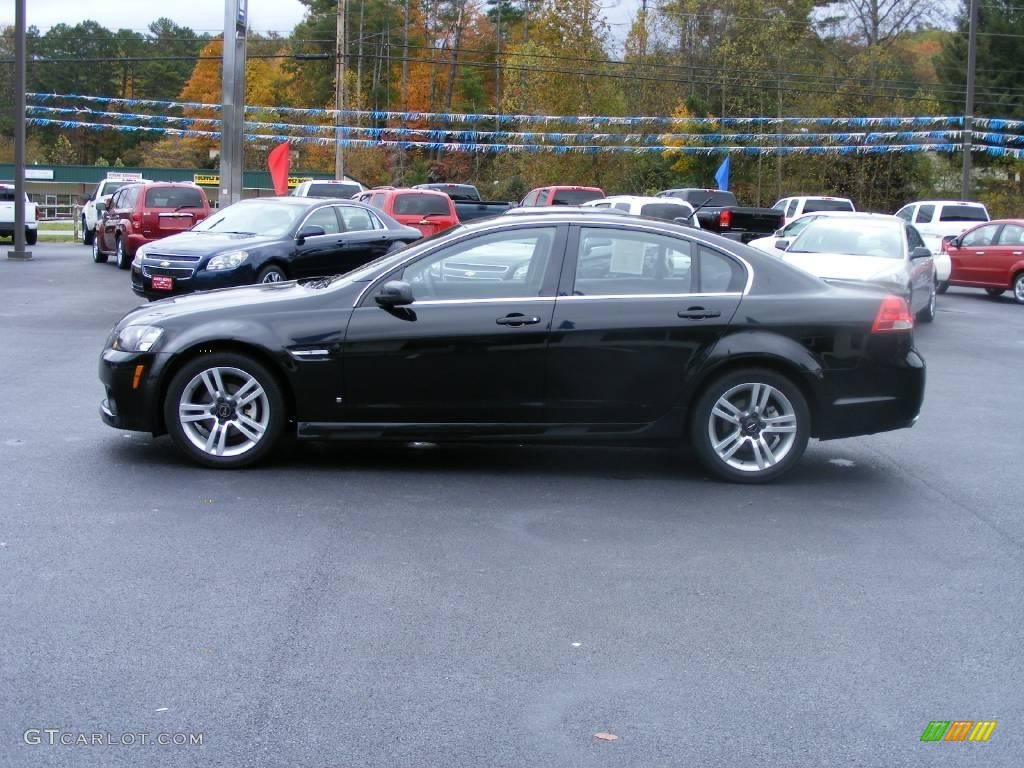 2009 G8 Sedan - Panther Black / Onyx photo #5