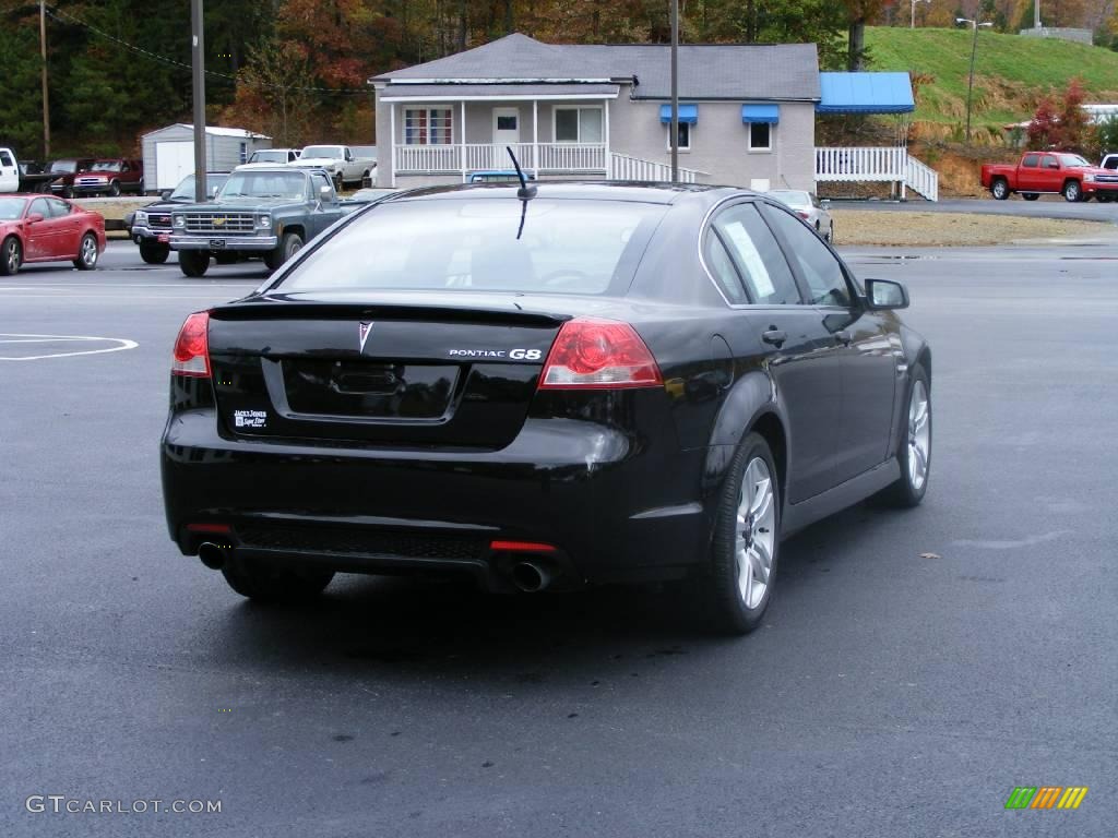 2009 G8 Sedan - Panther Black / Onyx photo #8