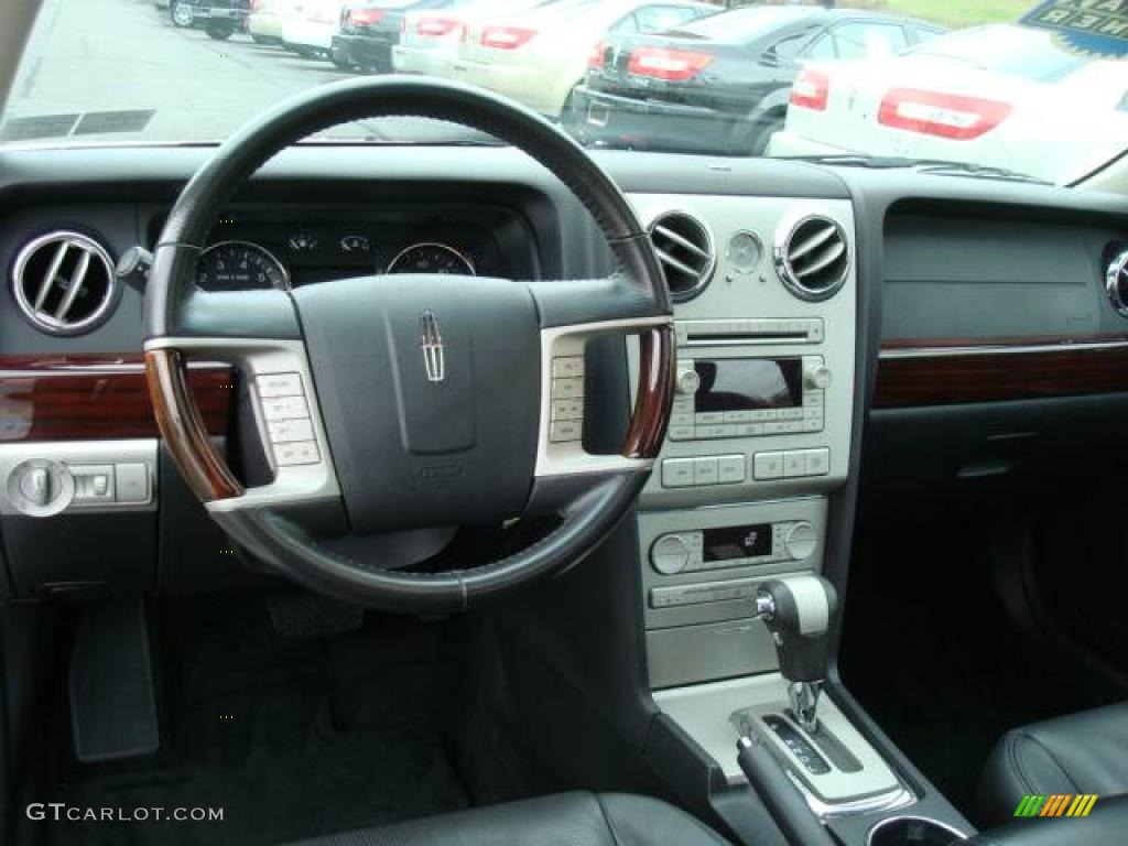 2008 MKZ Sedan - White Suede / Dark Charcoal photo #10