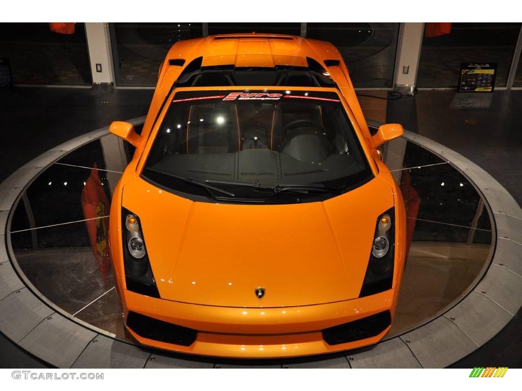 2008 Gallardo Spyder - Arancio Borealis (Orange) / Nero Perseus photo #2