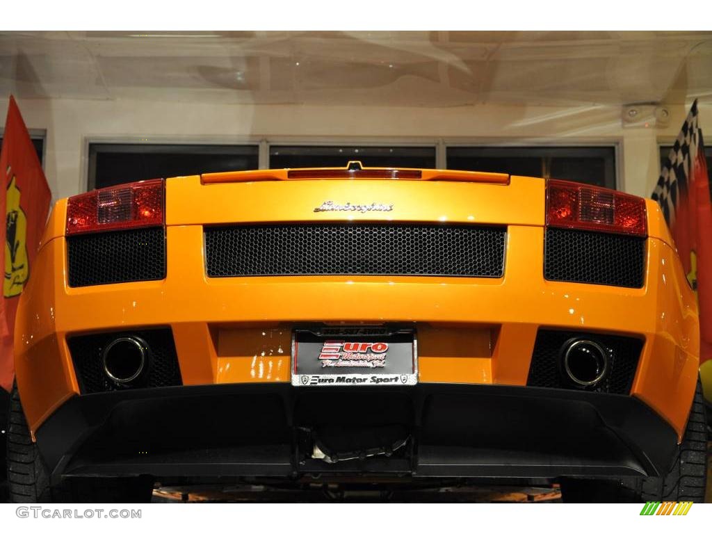2008 Gallardo Spyder - Arancio Borealis (Orange) / Nero Perseus photo #25