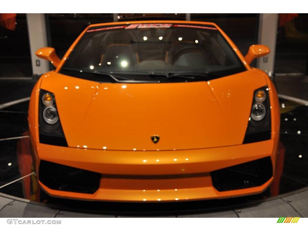 2008 Gallardo Spyder - Arancio Borealis (Orange) / Nero Perseus photo #31