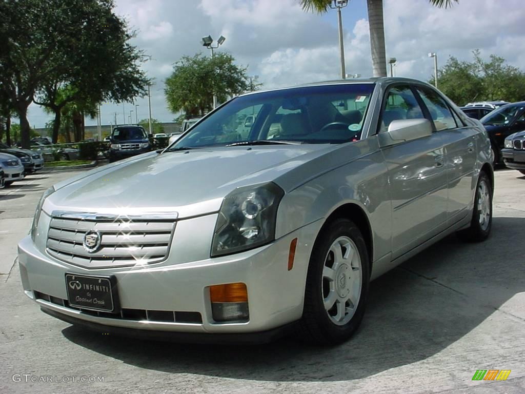 2003 CTS Sedan - Silver Green / Light Neutral photo #7