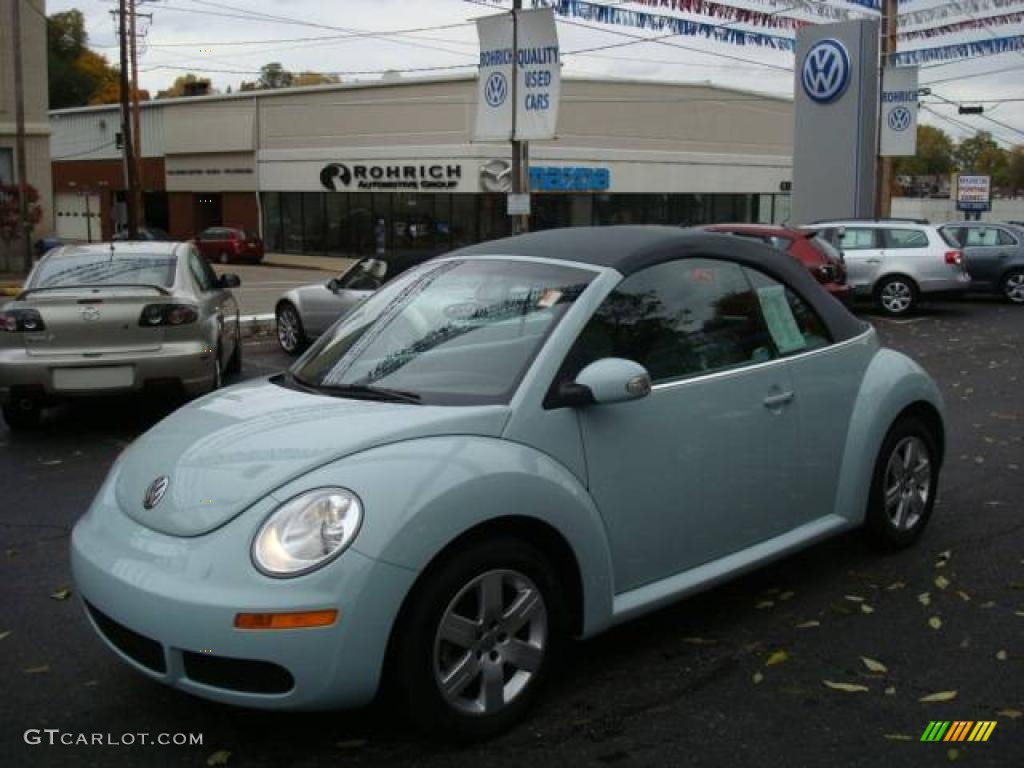 2006 New Beetle 2.5 Convertible - Aquarius Blue / Grey photo #1