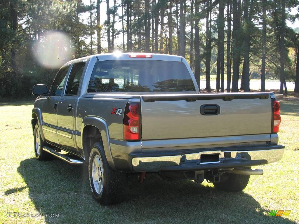 2006 Silverado 1500 Z71 Crew Cab 4x4 - Graystone Metallic / Dark Charcoal photo #7